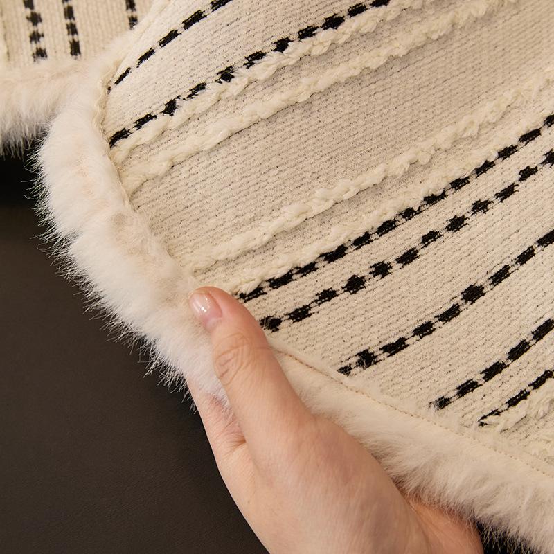 Special-Shaped Sofa Cushion Plush Autumn And Winter Thickened Leather Sofa Special Seat Cushion Fixed Non-Slip  New Sofa Cover