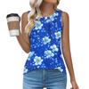 Womens Casual O Neck Loose  Sleeveless Top T-shirt  Summer Tank Tops For Women Tank Camisole Sleeveless Basic Tops