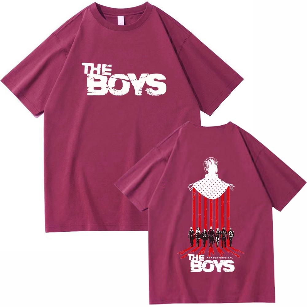 The Boys The Homelander T-Shirts Unisex Harajuku Rundhals Kurzarm Popmusik Shirts Fan Geschenk