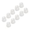 200PCS 5mm LED Holders Flat Buckle Light Emitting Diode Clips Plastic Mounting Holder White