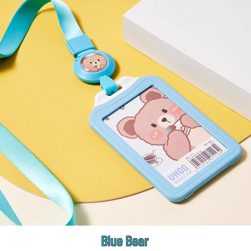 ID Card Holder 7113: Cute Student Meal and Access Card Sleeve