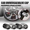 4Pcs Car Wheel Tire Valve Caps Air Stem For Toyota C-hr Rav4 Yaris Hilux Avensis Prius Auris Corolla Cross Tyre Plug Accessories
