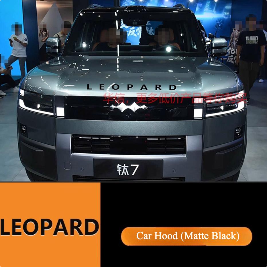 For BYD Formula Leopard Titanium 7 2025 2026 Personalized Metal Car 3D Logo Letter Decoration Sticker Upgrade Parts