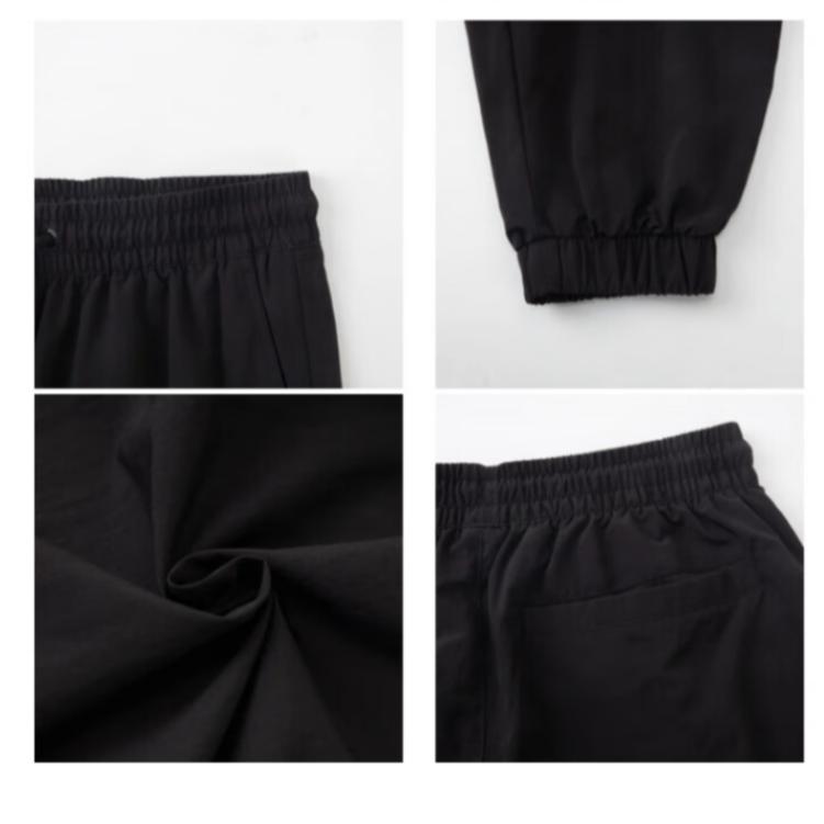 Puma Team WV Pants Letter Print Mid Waist Drawstring Comfortable Cuffed Casual Knit Sports Pants Men pants Black 630358-01