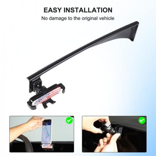 Navigation Screen Mount Bracket Cell Phone Holder For BMW 5 Series G60 i5 2024+