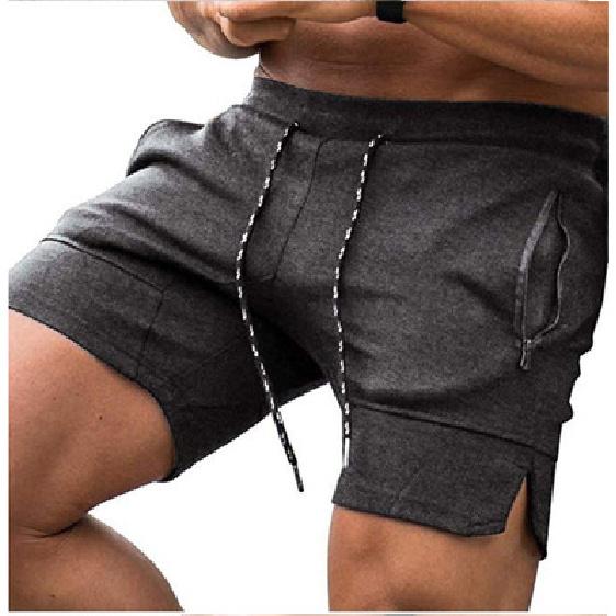 Vara 2025 Nou Pantaloni Casual Bărbați Culoare Solidă Talie cu Șnur Trei Părți Multi Culoare Sport Modă Pantaloni Scurți