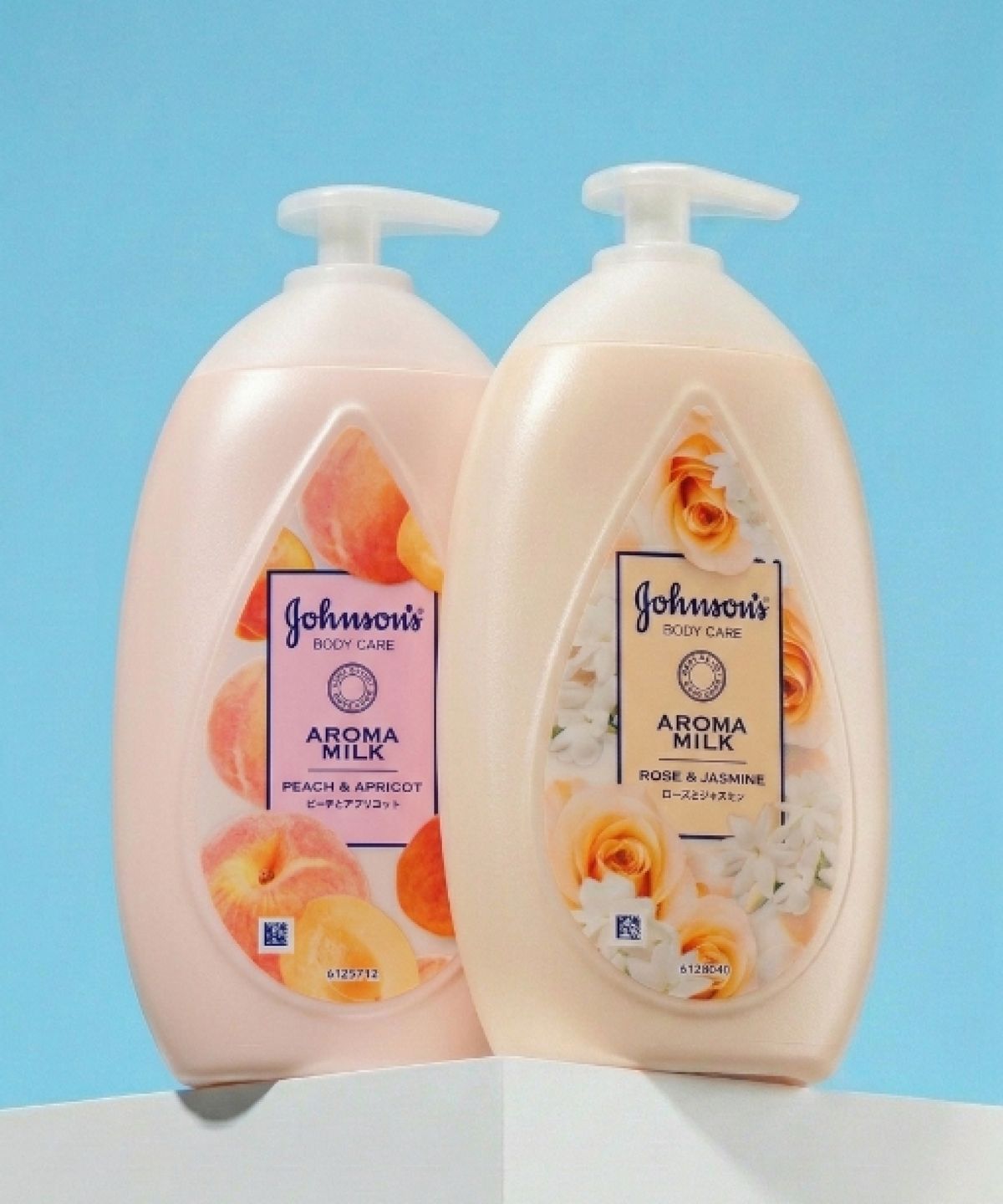 Aroma Milk Rose & Jasmine 500ml + Peach Apricot 500ml