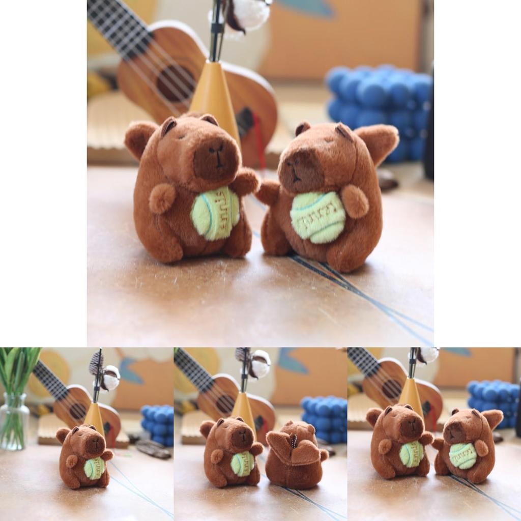 Cute Capybara Plush Keychain With Wings For Bag Decoration And Collectible Toy