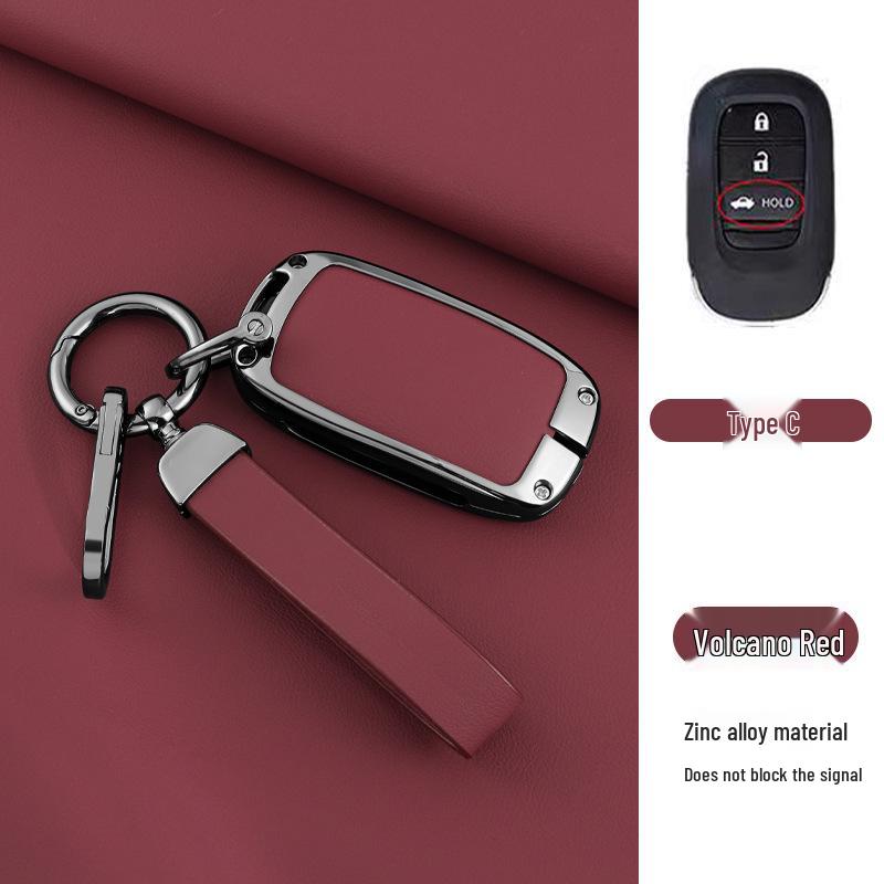 Stylish Metal Car Key Case for XRV, Fit, Vezel, URV, Fengfan, Xiangyu - Personalized Luxury Remote Shell Cover