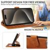 Suitable for iPhone 17 phone case, Apple 17E phone leather case, anti-scan protection, Samsung S25 flip cover, Xiaomi