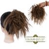 Chignon Disordinati Wrap su Elastico in Gomma Coda di Cavallo Fibra Sintetica ad Alta Temperatura Scrunchie Updo Parrucche KTB