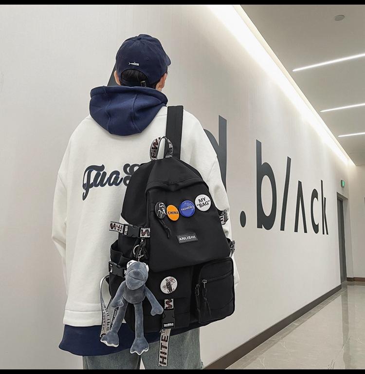 Large Capacity Unisex Backpack for Students: Ideal for High School, College, and Travel