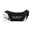 New Fabric Fanny Pack Regular Unisex Black LAB42409BK