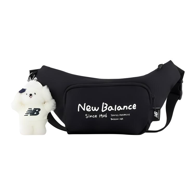 New New Balance Fabric Fanny Pack Regular Unisex Black LAB42409BK