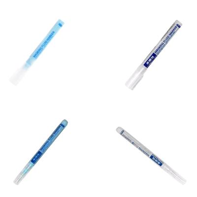 Wit/Blauw Aquarel Maskeervloeistof Markeerstift 0.7/3mm Maskeervloeistof Marker Kunstbenodigdheden Perfect voor Kunstenaars Studenten