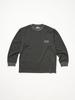 Ssississieseu Charcoal Neat Script L/S T-Shirt