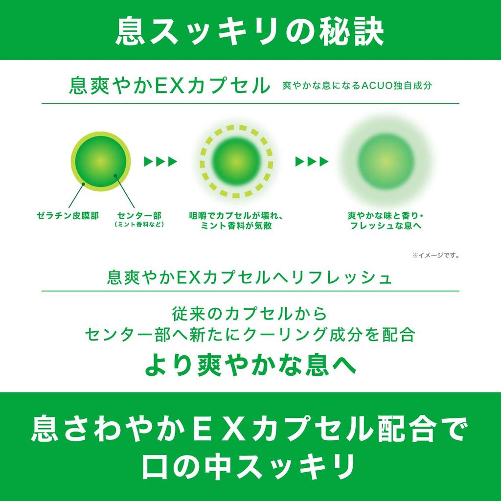 Lotte ACUO 14 pieces x 20 pieces (green mint)