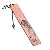 Book Page Holder Wooden Bookmarks, Handmade Hollow Wood Marker with Bead, Chinese Style Decorative Reading Accessory, Gift for Lovers, Teachers