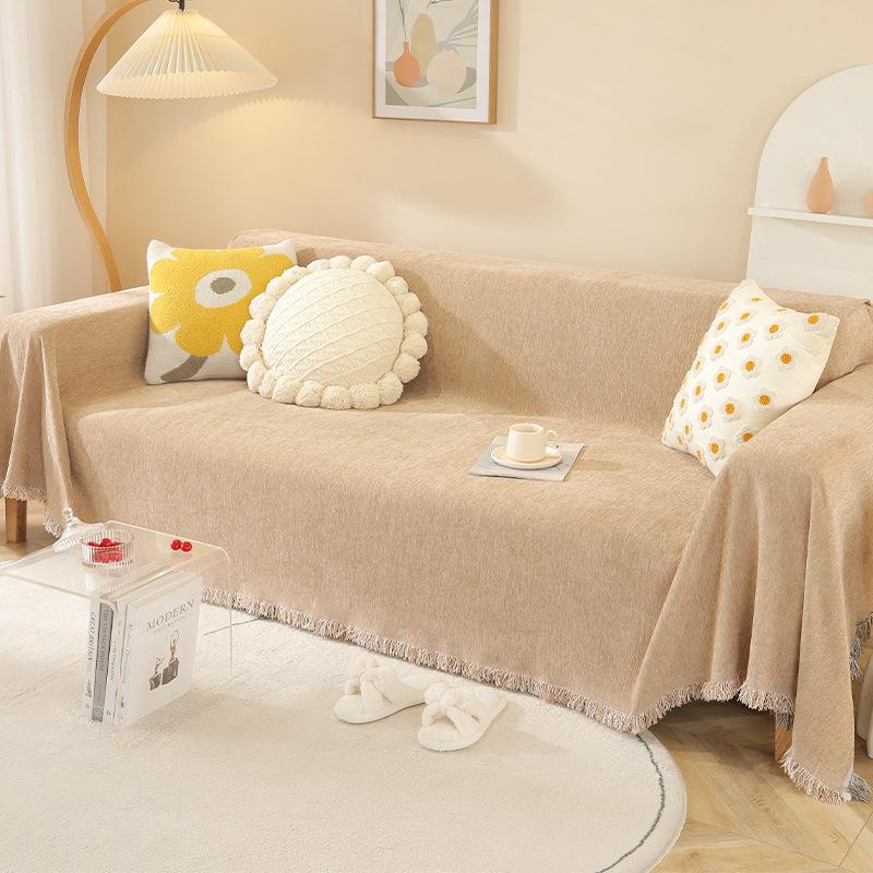 Anti-Scratching Sofa Cover Ins Style All-Inclusive Universal Cover Four Seasons Universal Sofa Cover Cloth Backrest Cover Towel Sofa Cover