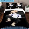 3PCS Tokyo anime 3pcs Bedding,Including 3PCS Duvet Cover And 2pcs Pillowcases Perfect for Christmas,Ideal for Bedroom, Dormitory