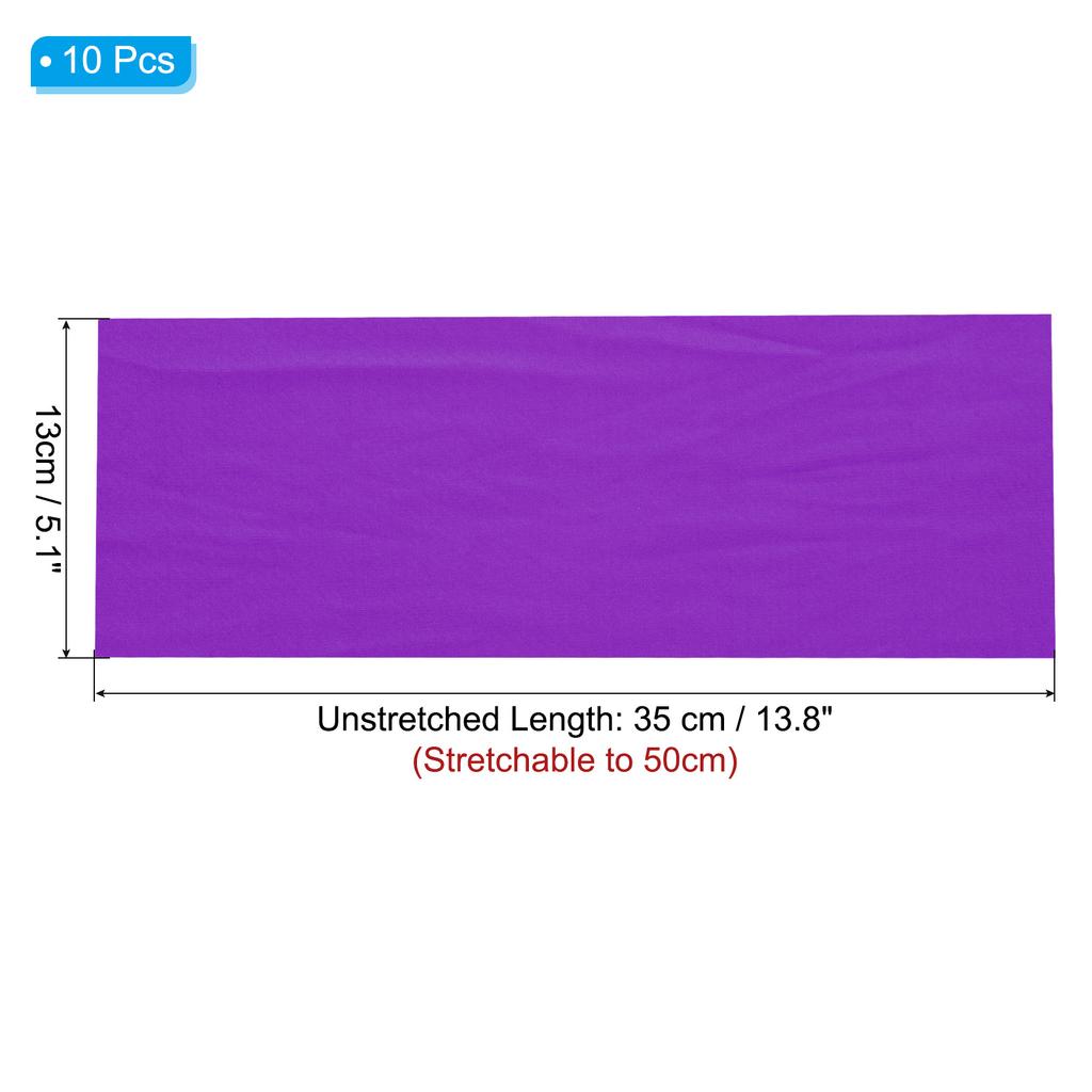 10pcs Stretch Chair Sashes Bow Sash Elastic Chair Cover Bands Sashes Bow Tie for Wedding Banquet Events Decorations 14"x5"