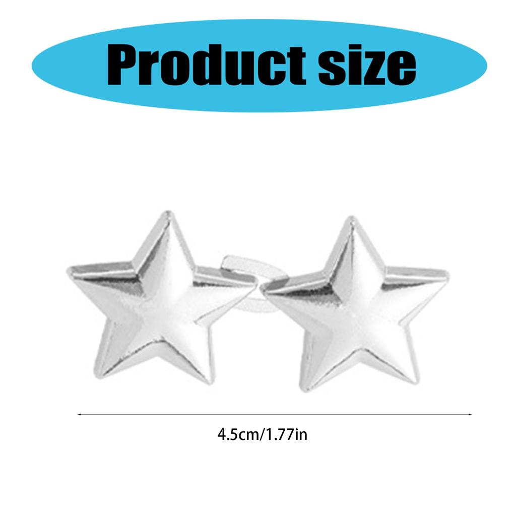 Jeans Fastening Buckle Alloy Vintage Star Tighten Button for Loose Pants Jeans Waist Tightener