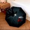 Silksongpattern, automatic folding umbrella, portable and foldable design, 8 ribs, a Christmas or birthday gift.