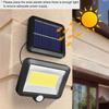 100COB Solar Energy Wall Mounted Night Lamp Motion Light Sensor Outdoor Waterproof Garden Security Light
