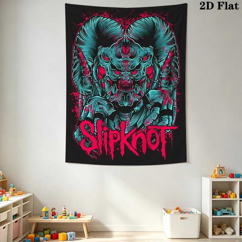 Slipknot Star Tapestry Bold Room Tapestry Fashion Print Wallmounted Work Of Art Atmospheric Background Cloth Christmas Gift