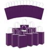 qiqee 24PCS Medium Gift Bag with Handles Bulk 11"x5"x8" Gift Bags Violet Bags Multiple Uses (Medium Size)