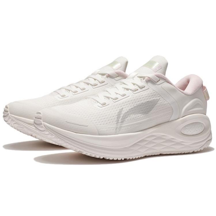 New LINING Furious Rider 6.0 Essential Running Shoes Women's Low top Mist White ARZS004-4