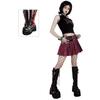 Platform  New Design Gothic Street Women Boots Wedge High Heel Mary Janes Cosplay Dark Black Shoes For Woman Lolita Booties