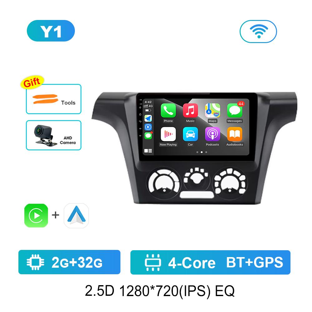 Car Radio Multimedia Player 9 inch for Mitsubishi Outlander 1 2002 - 2008 Android 4G Navi GPS WIFI IPS Touch Screen DSP Stereo