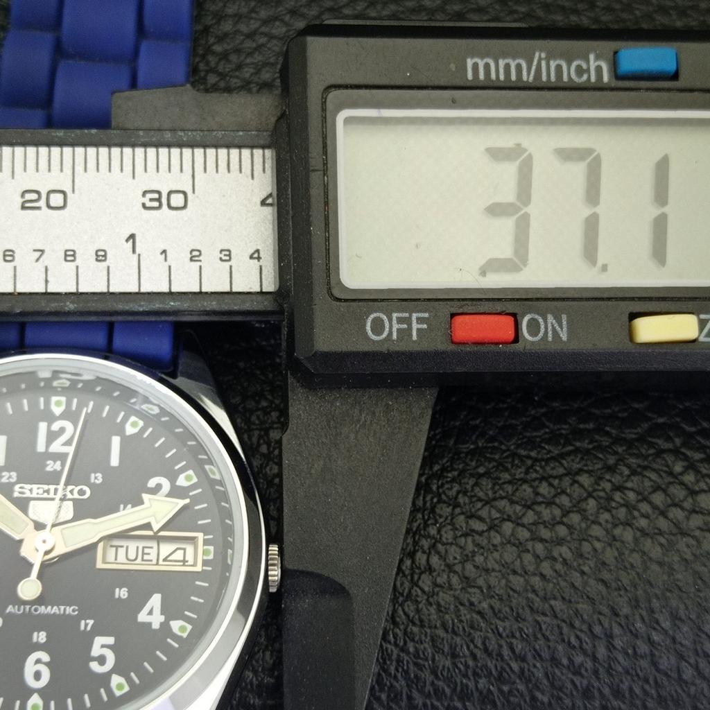 JAPAN VINTAGE REFURBISHED SEIKO 5 AUTOMATIC 6309A MENS BLUE DIAL WATCH a441688-1