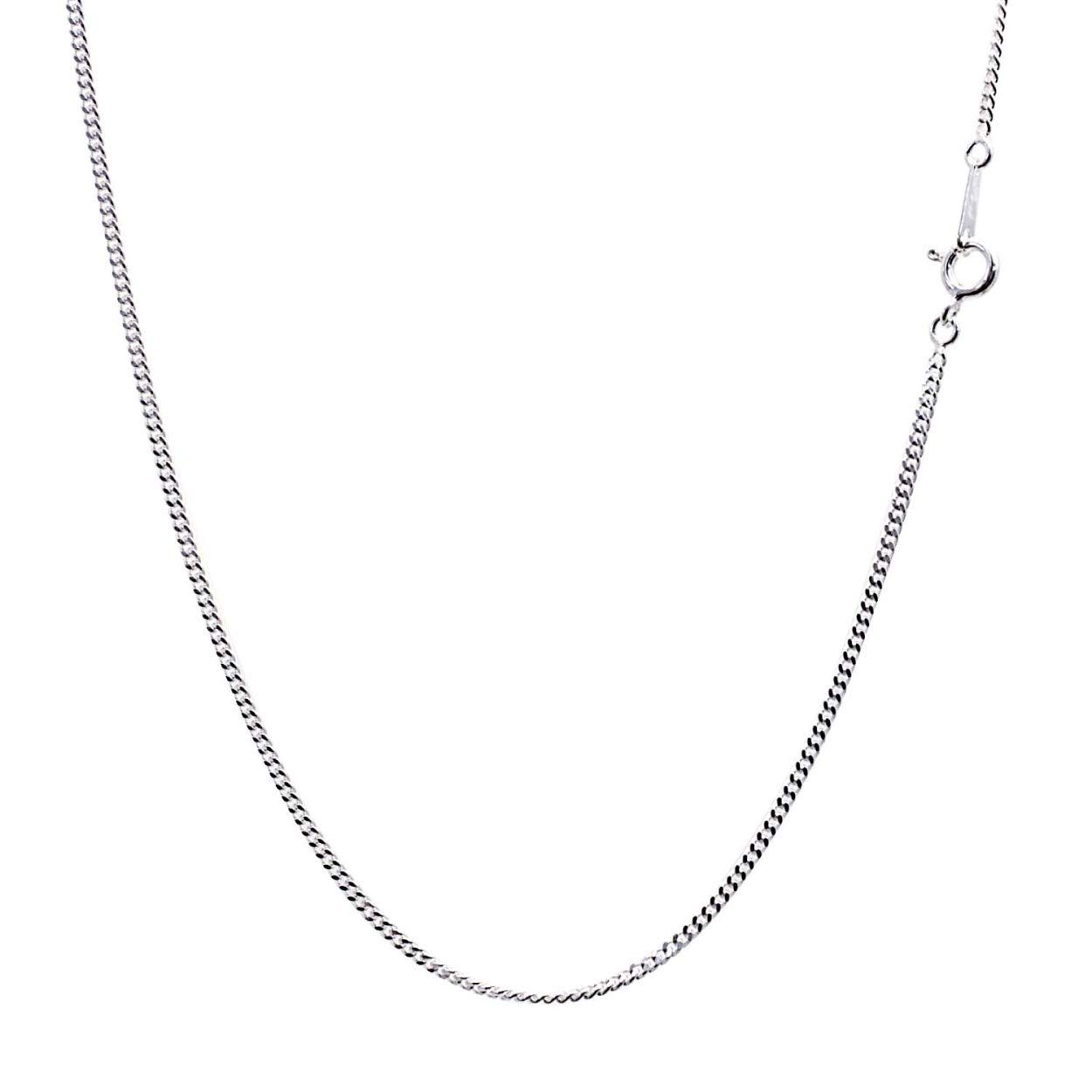 

[Sears] Sterling Silver 925 Cuban Link Chain (2-sided cut), 1.7mm width, 55cm length, scd50-55