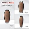 Leather Metal Car Key Case For BYD Han EV Dolphin Song Plus DMI Seagull Yuan UP Qin Pro Seal 06 Escort 7 Tang L Interior Parts