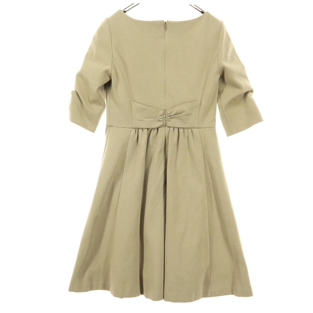 STRAWBERRYFIELDS made in Japan Five-quarter sleeve Long dress Brown Women Used