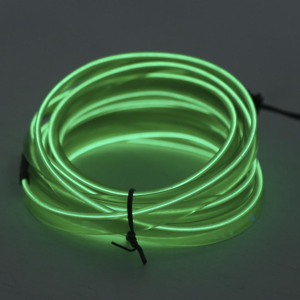 3Meters Car Interior Lighting Auto LED Strip Cigar Lighter Driving Wire Tube Neon Light
