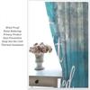 Modern Abstract Art Curtain, Turquoise Teal Painting Art Background Window Curtain for Bedroom Living Room Home 42" W X 45" L(No