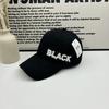 Spring and Summer New Versatile Letter Embroidered Baseball Cap for Men and Women Outdoor Face Small Big Head Circumference Hole Casual Cap