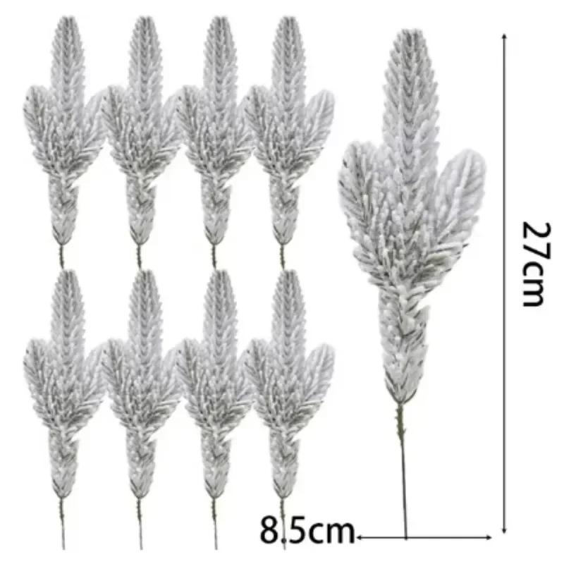 

1/20 шт. рождественские ветки сосновых иголок искусственные сосновые иголки искусственные растения рождественские елочные венки украшения для дома новогодние подарки 20PCS