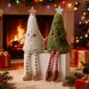 In-Stock Christmas Tree Doll Ornaments Christmas Green  White Wreath Pendants Christmas Decorations Merry Christmas