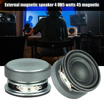 Výkonný 45mm plnofrekvenční reproduktor Silné magnety 4Ohm 5W pár reproduktorů s basy pro sluchový reproduktor 2PCS
