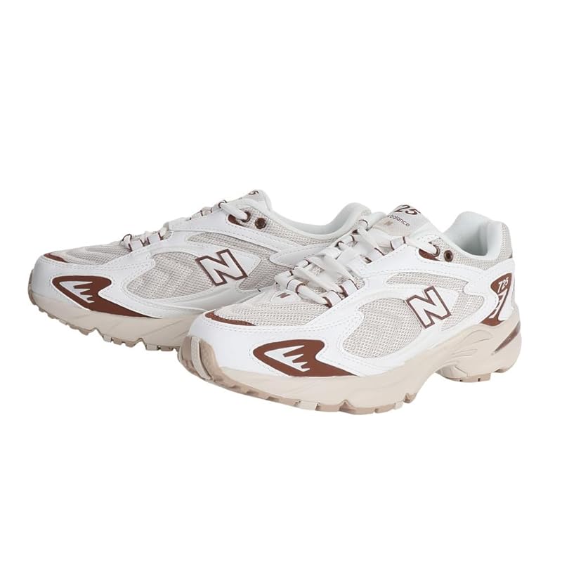 

[New Balance] sneakers ML725 old model men s ladies AE(WHITE/BROWN) 27.5 cm D