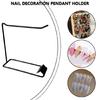 False Nails Art Display Stand Necklace Holder Nails Art Holder Jewelry Organizer Stand for Woman