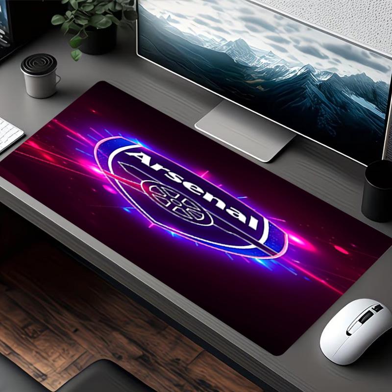 Voetbalteam F.C Print Muismat, voor Toetsenbord Pad Laptop PC Mat voor Kantoor Thuisgebruik, Bureau Decoratie, Perfect Verjaardagscadeau voor Gamers