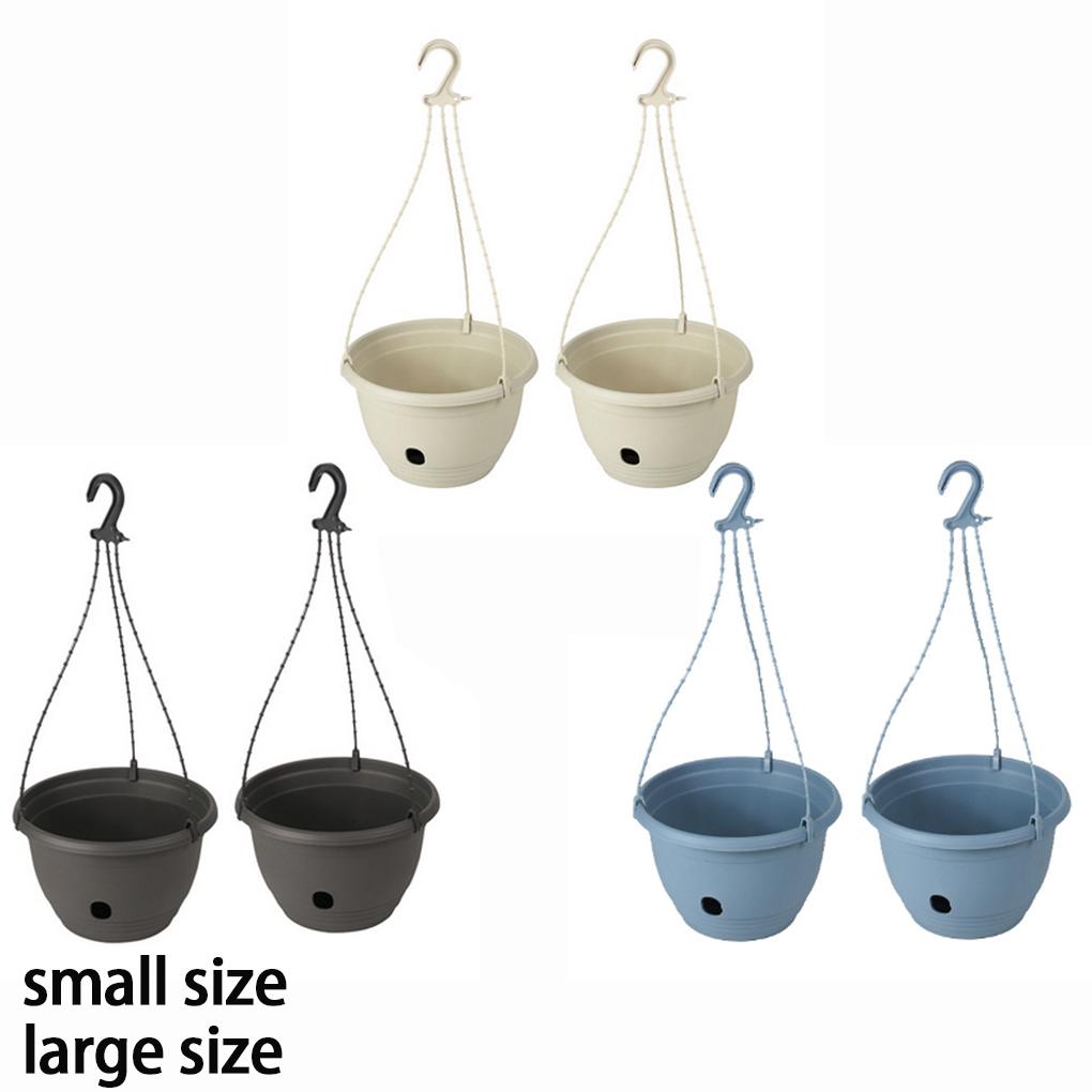 2pack/lot Indoor/Outdoor Hanging Plant Pot Practical And Elegant Small Flowers And Can Be Placed