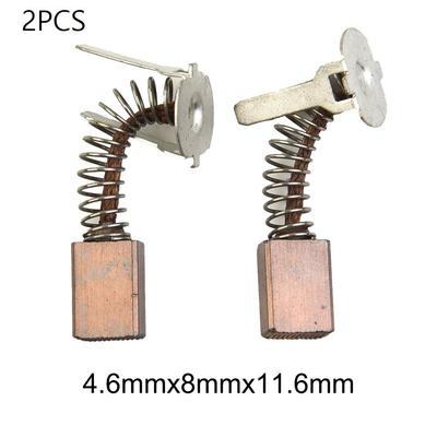 2pcs Motor Carbon Brush Black Coppery Good Conductivity