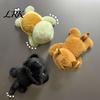 Soft Locker Magnet Plush Animal Fridge Decoration, Magnetic Stuffed Car Ornament, Dog Frog Horse Duck Shape Refrigerator