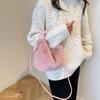 High-End Fairy Plush Winter Pleated Handbag 2023 - Women's Shoulder & Crossbody Bag